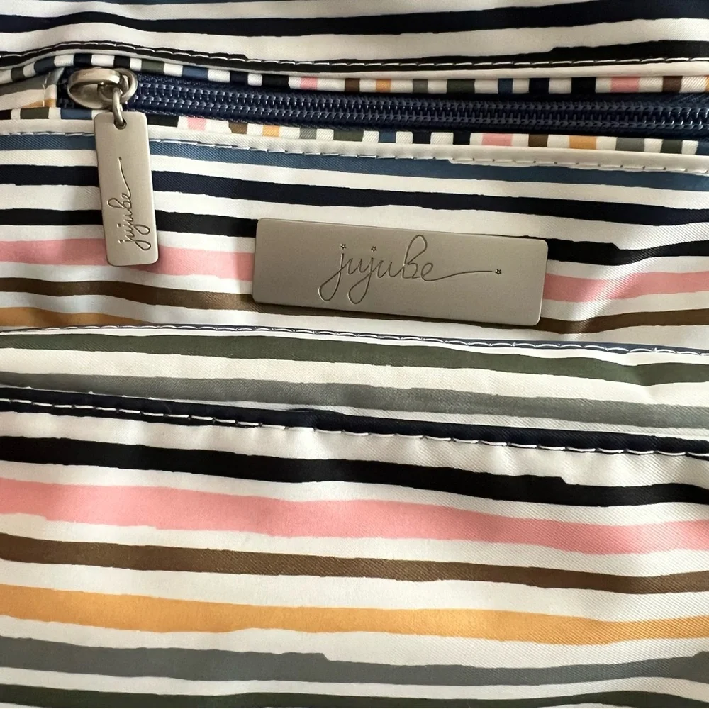 Ju-Ju-Be Striped Multi-Color Baby Bag